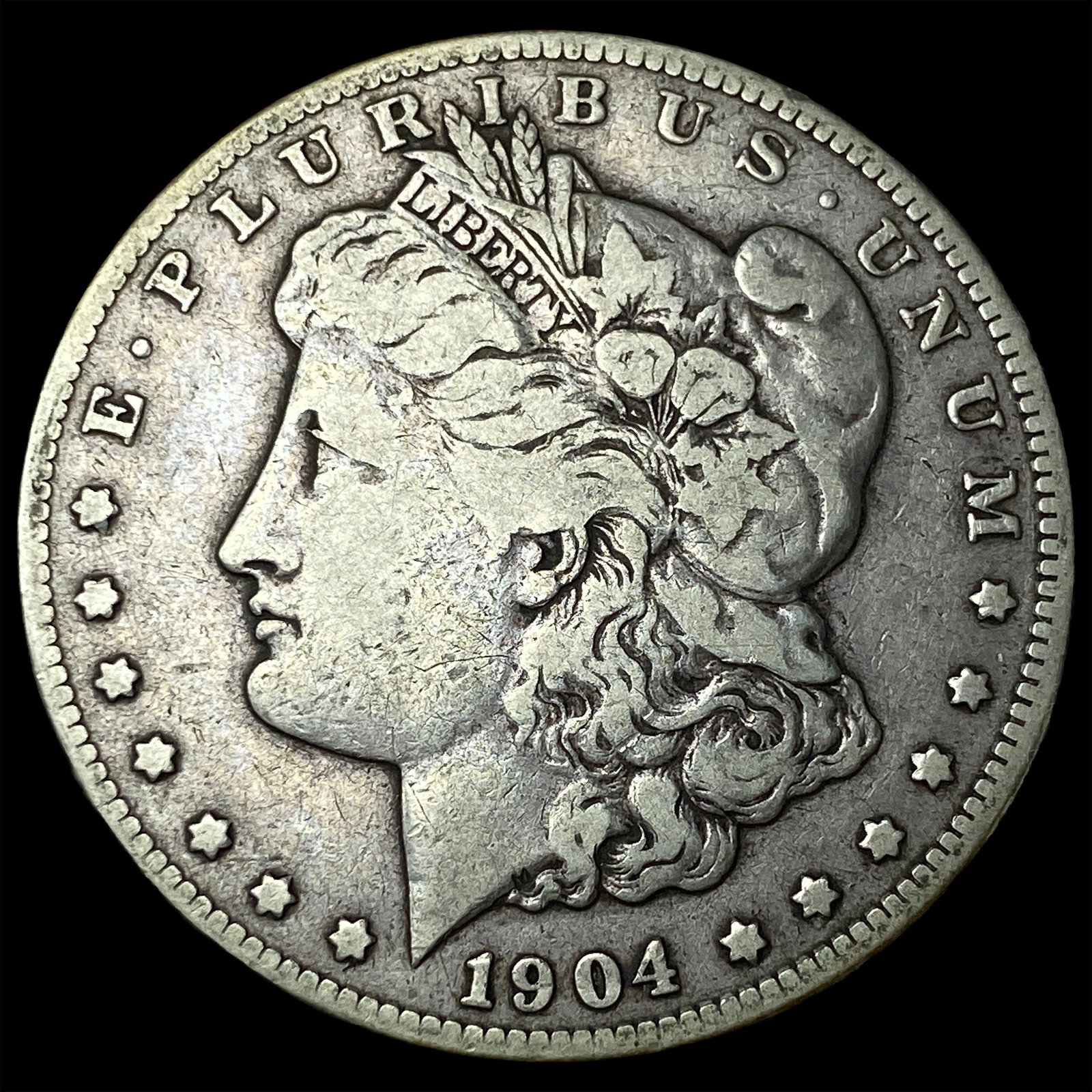 1904-S Silver Morgan Dollar LIGHTLY CIRCULATED: 1904-S Silver Morgan Dollar LIGHTLY CIRCULATED