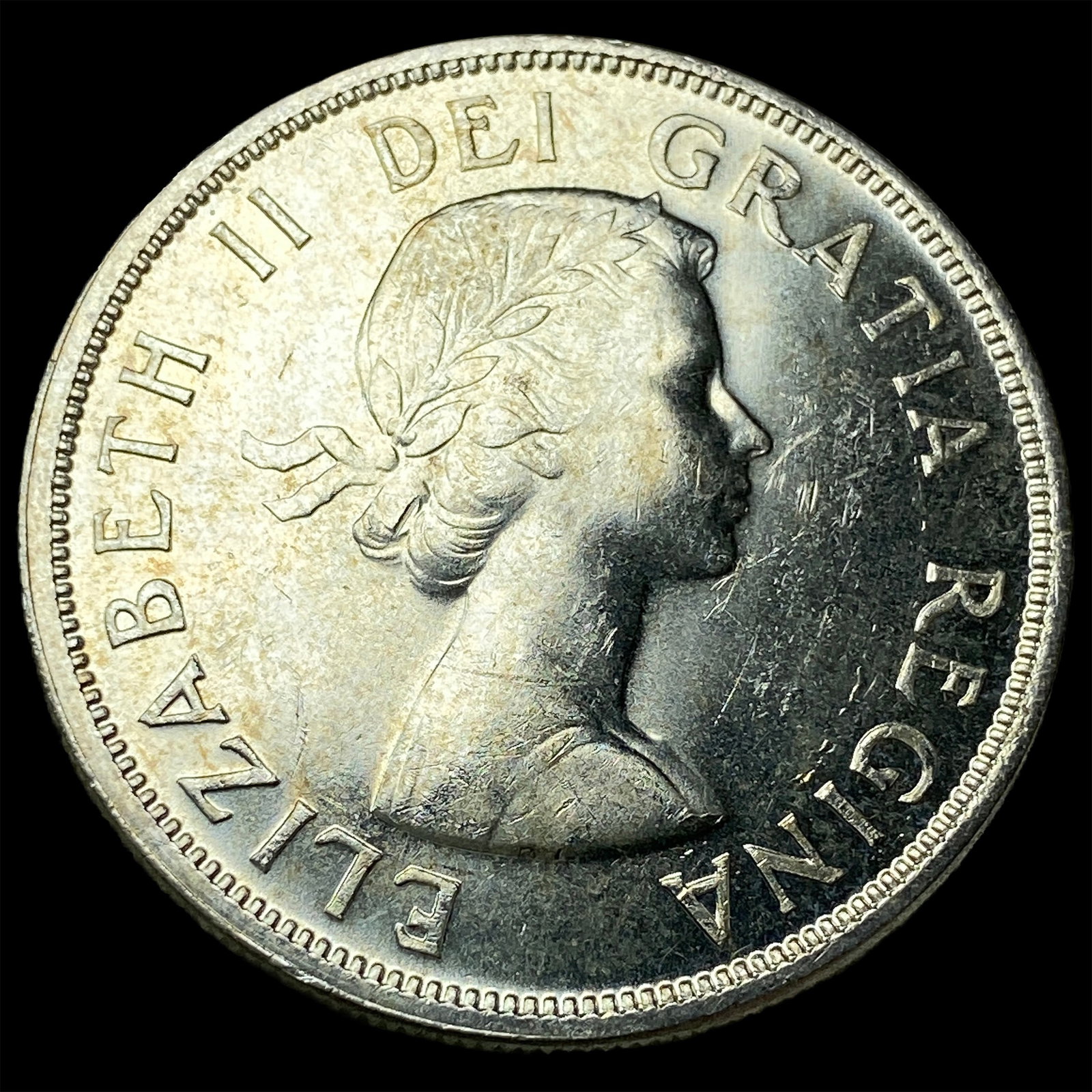 1958 Canada Silver Dollar British Columbia UNCIRCULATED (1 of 2)