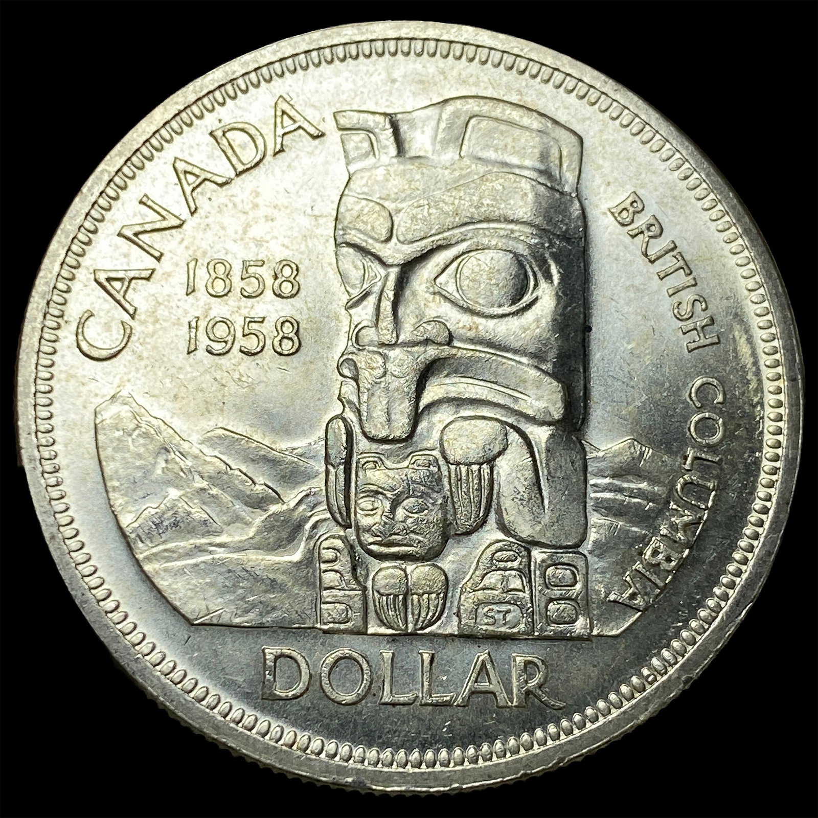 1958 Canada Silver Dollar UNCIRCULATED - 2