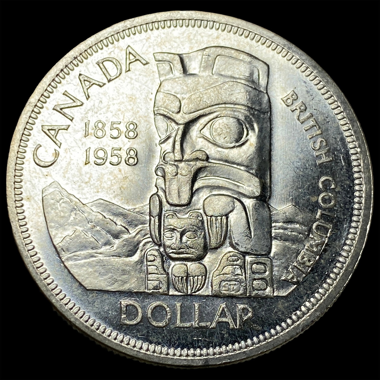 1958 Canada Silver Dollar UNCIRCULATED - 2