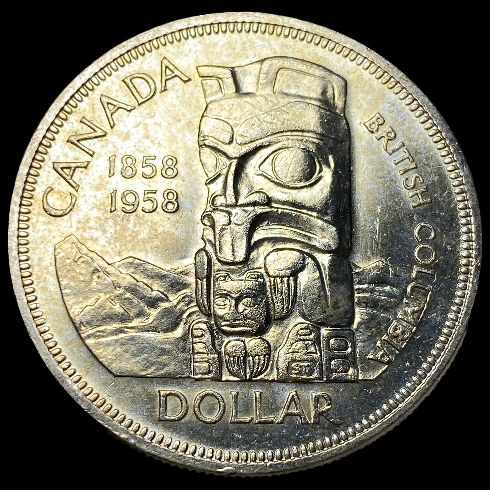 1958 Canada Silver Dollar UNCIRCULATED - 2