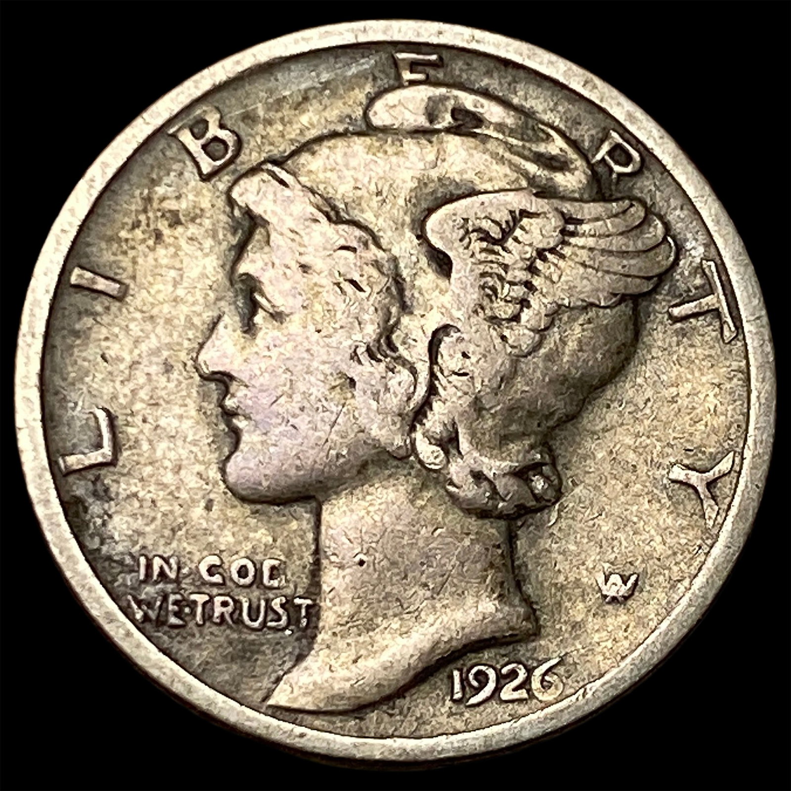 1926-D Silver Mercury Dime NEARLY UNCIRCULATED: 1926-D Silver Mercury Dime NEARLY UNCIRCULATED