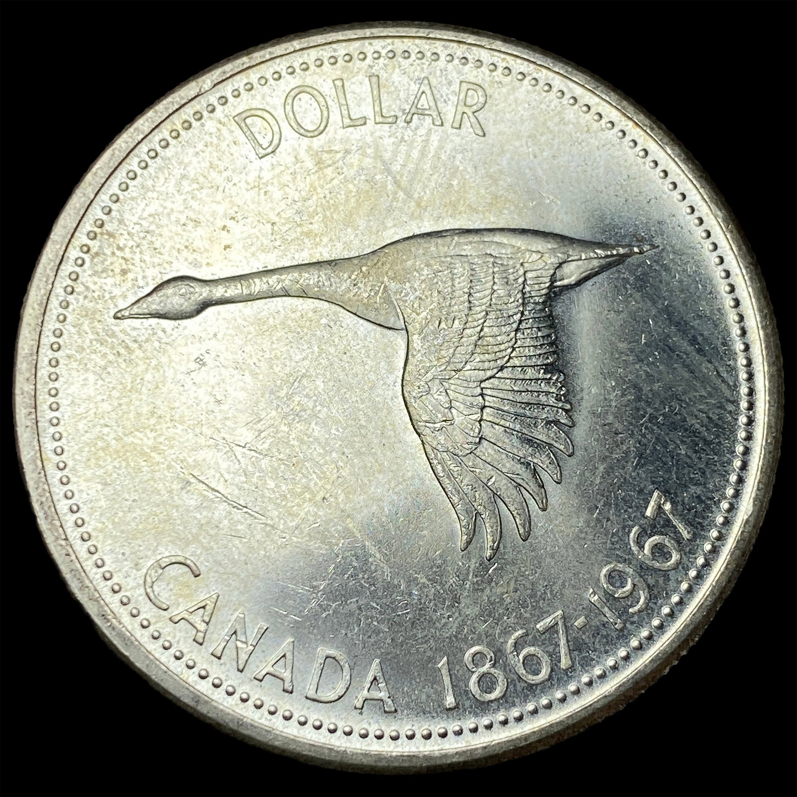 1967 Canada Silver Dollar UNCIRCULATED - 2