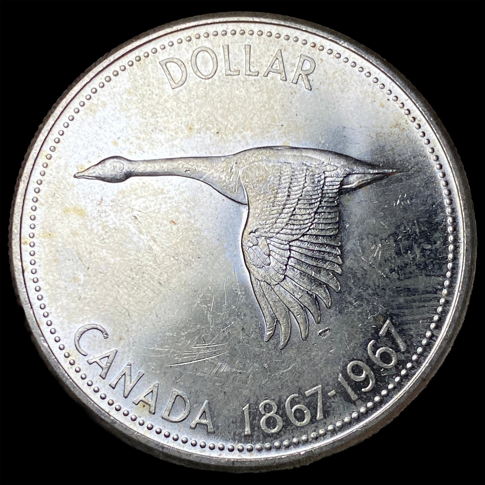 1967 Canada Silver Dollar UNCIRCULATED - 2
