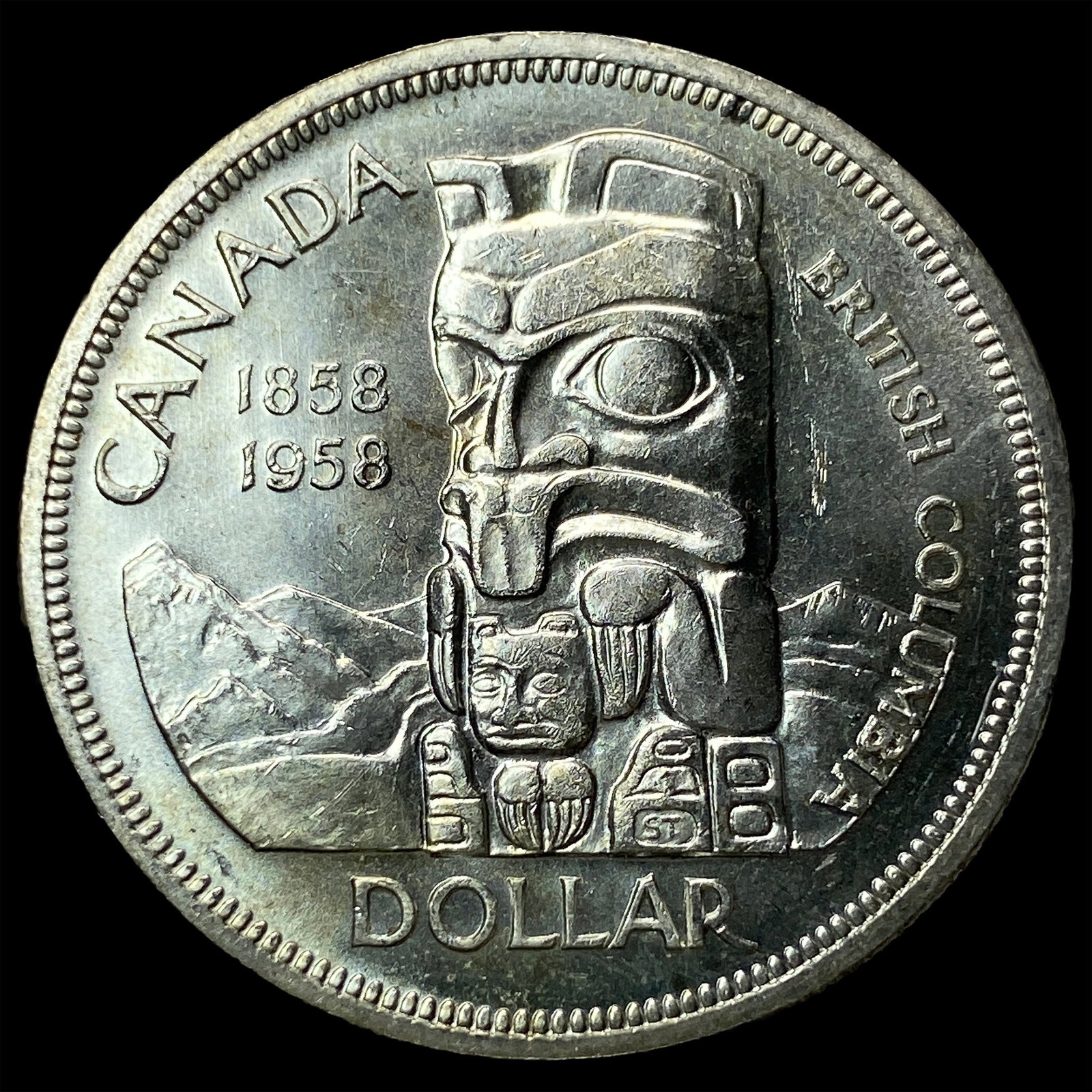 1958 Canada Silver Dollar UNCIRCULATED - 2