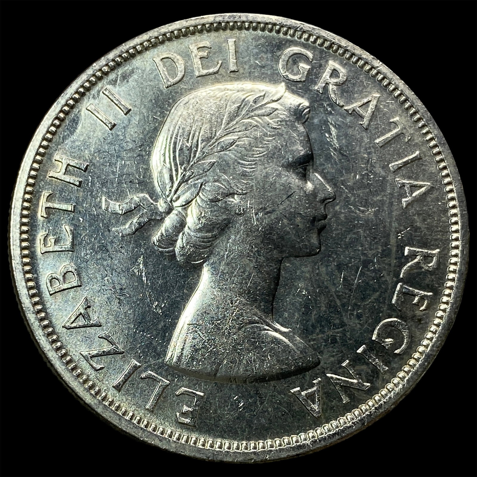 1958 Canada Silver Dollar British Columbia UNCIRCULATED (1 of 2)