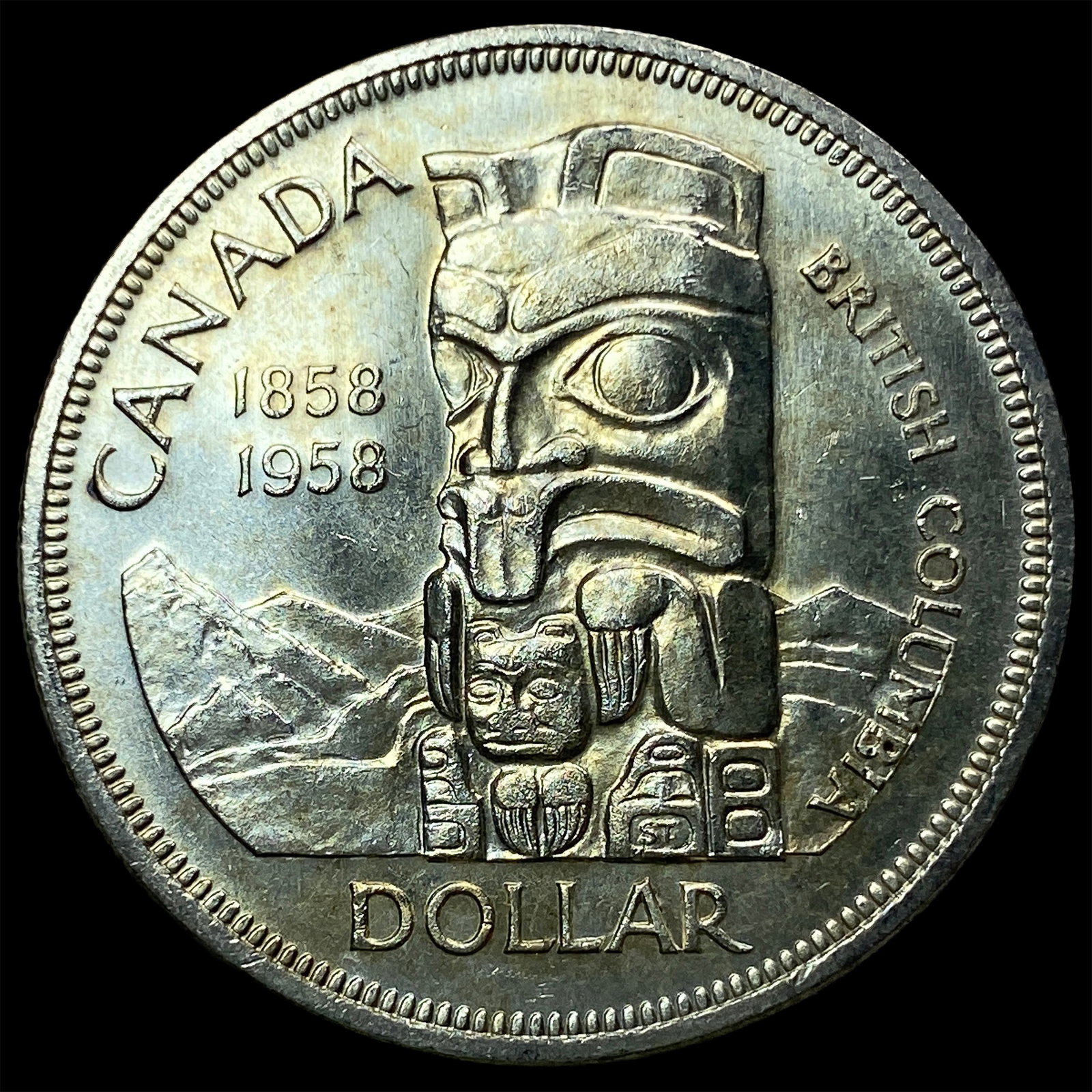 1958 Canada Silver Dollar UNCIRCULATED - 2