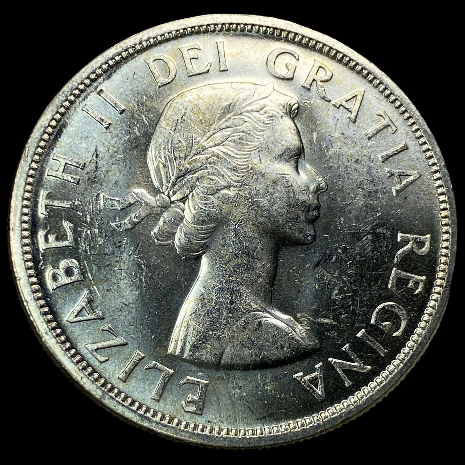 1958 Canada Silver Dollar British Columbia UNCIRCULATED (1 of 2)