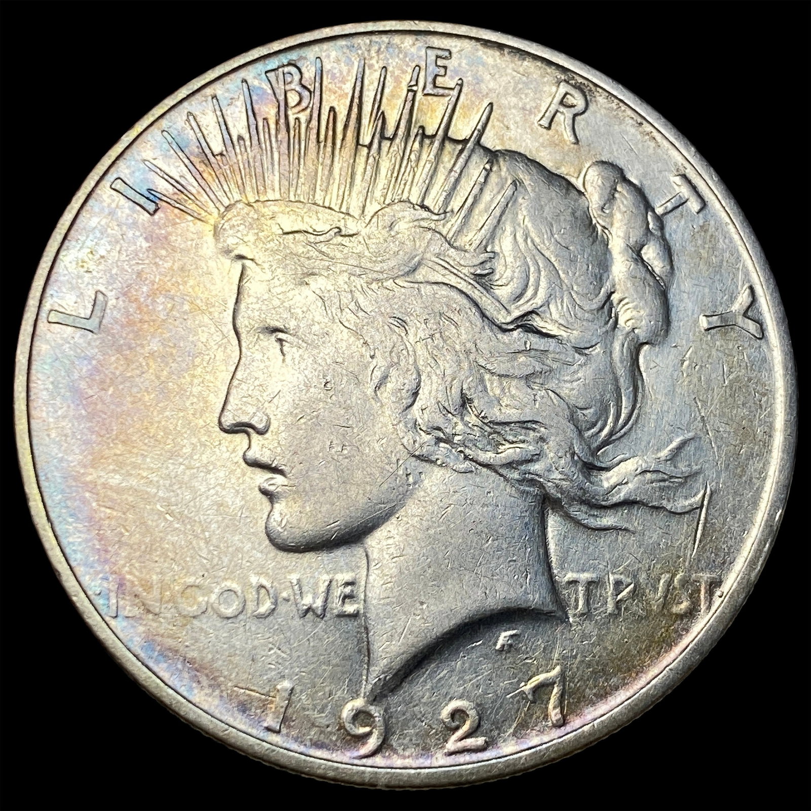 1927 Peace Silver Dollar NEARLY UNCIRCULATED: 1927 Peace Silver Dollar NEARLY UNCIRCULATED