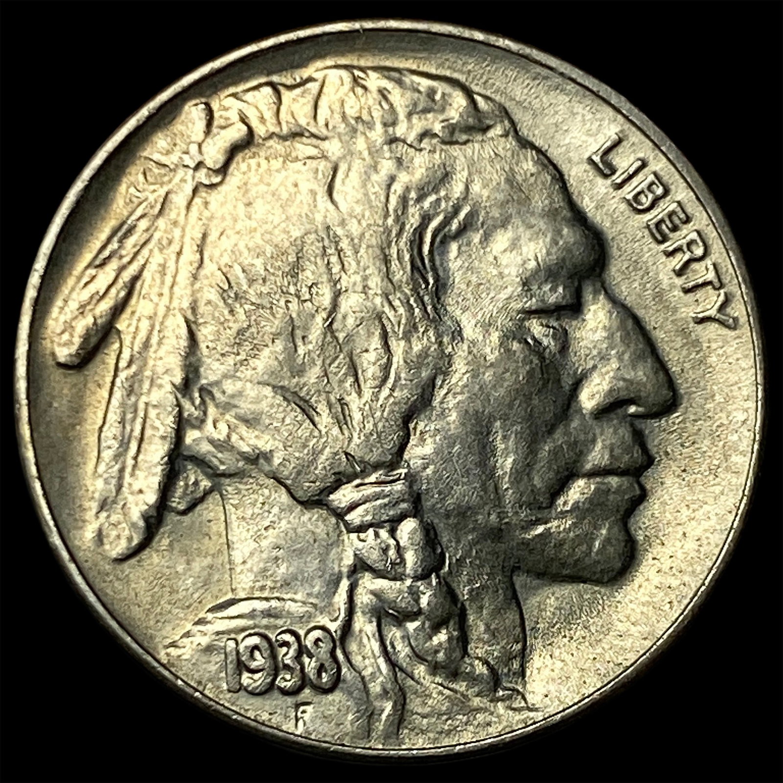 1938-D Nickel Buffalo Five Cents CHOICE BU: 1938-D Nickel Buffalo Five Cents CHOICE BU