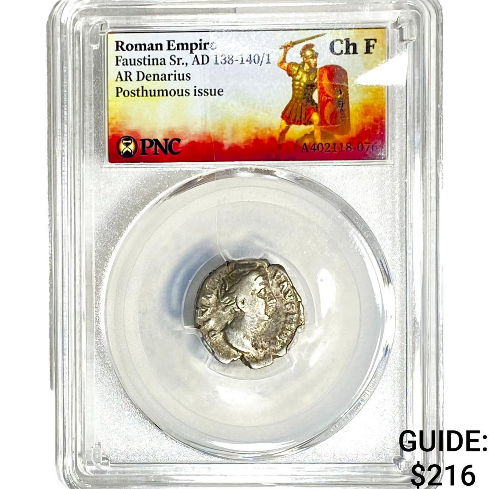 Roman Faustina Sr.,AD 138-140/1 AR Denarius PNC ChF: Roman Faustina Sr.,AD 138-140/1 AR Denarius PNC ChF