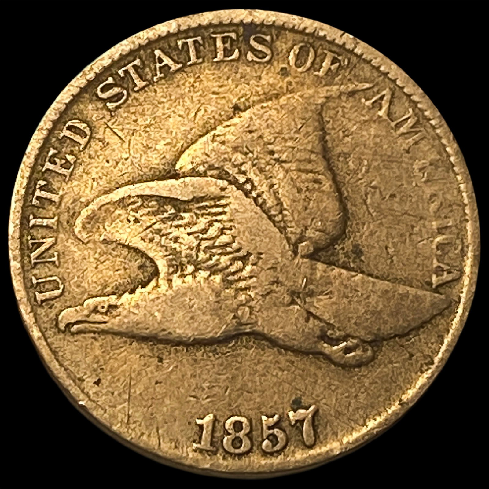 1857 Flying Eagle Cent LIGHTLY CIRCULATED (1 of 2)