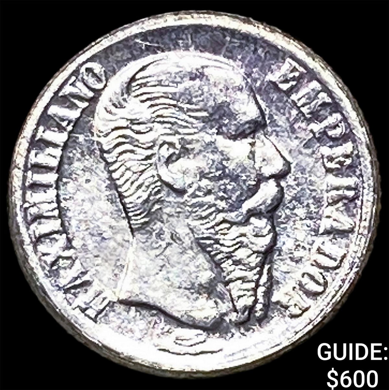 1865 Mexico Maximilian Fantasy Issue Token (1 of 2)