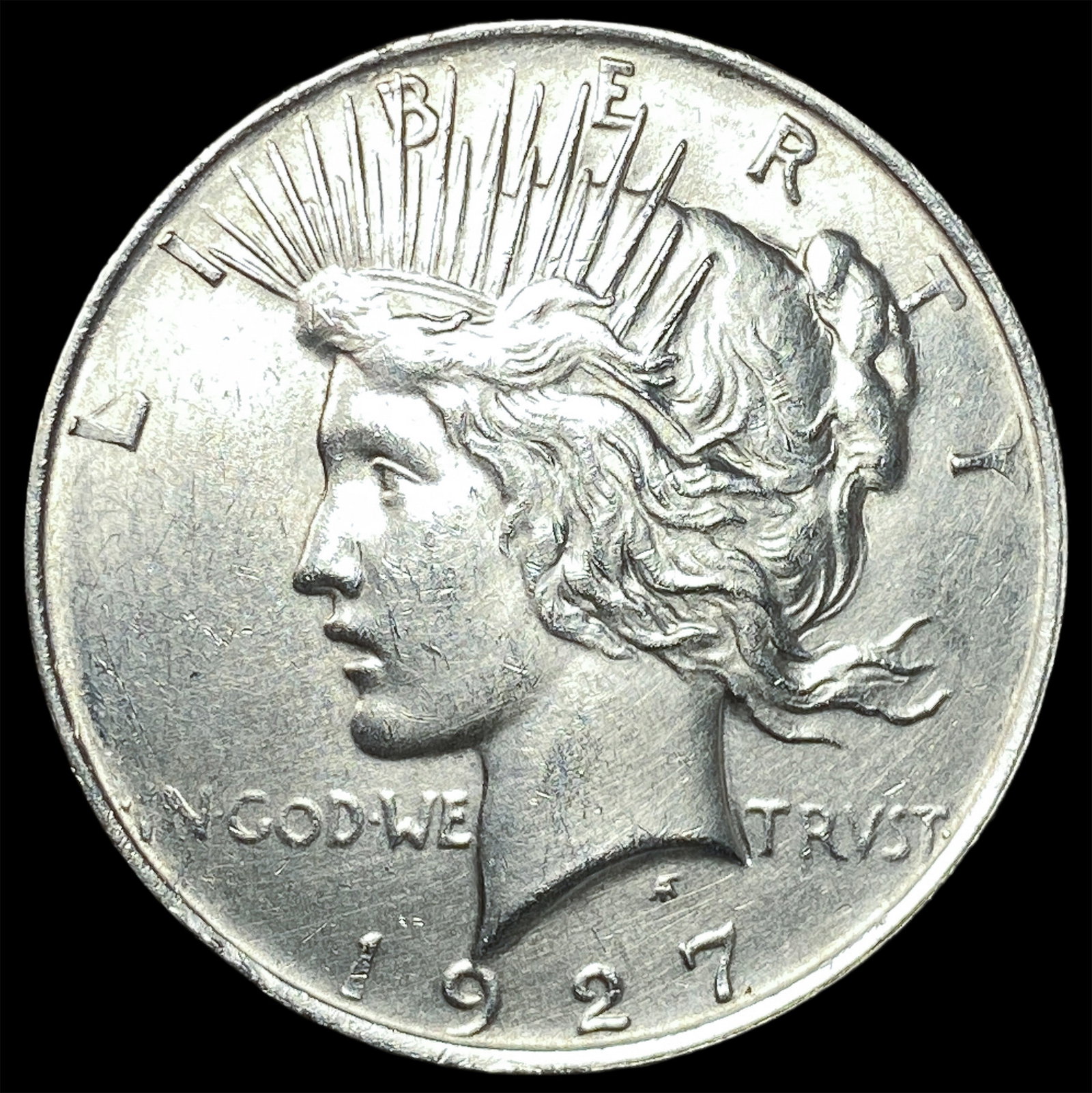 1927-D Peace Silver Dollar UNCIRCULATED: 1927-D Peace Silver Dollar UNCIRCULATED