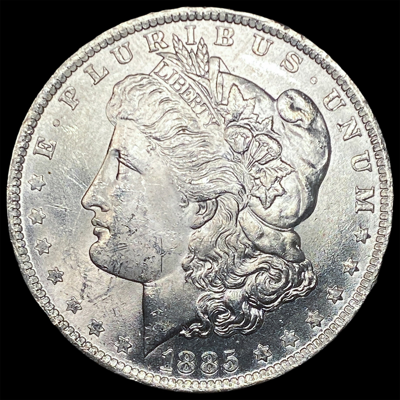 1885-O Silver Morgan Dollar CHOICE BU: 1885-O Silver Morgan Dollar CHOICE BU