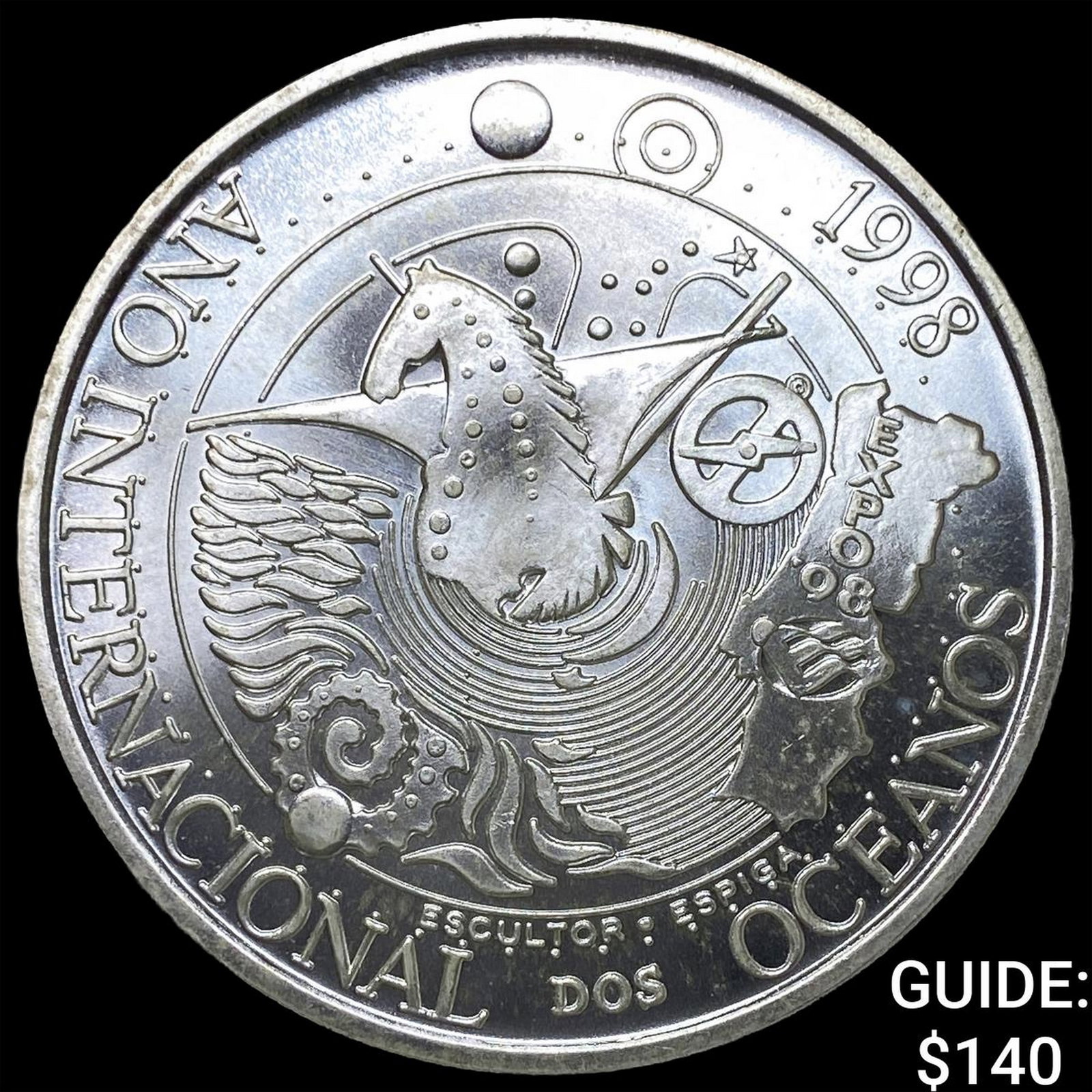 1998 Portugal SIlver 1000 Escudos (1 of 2)