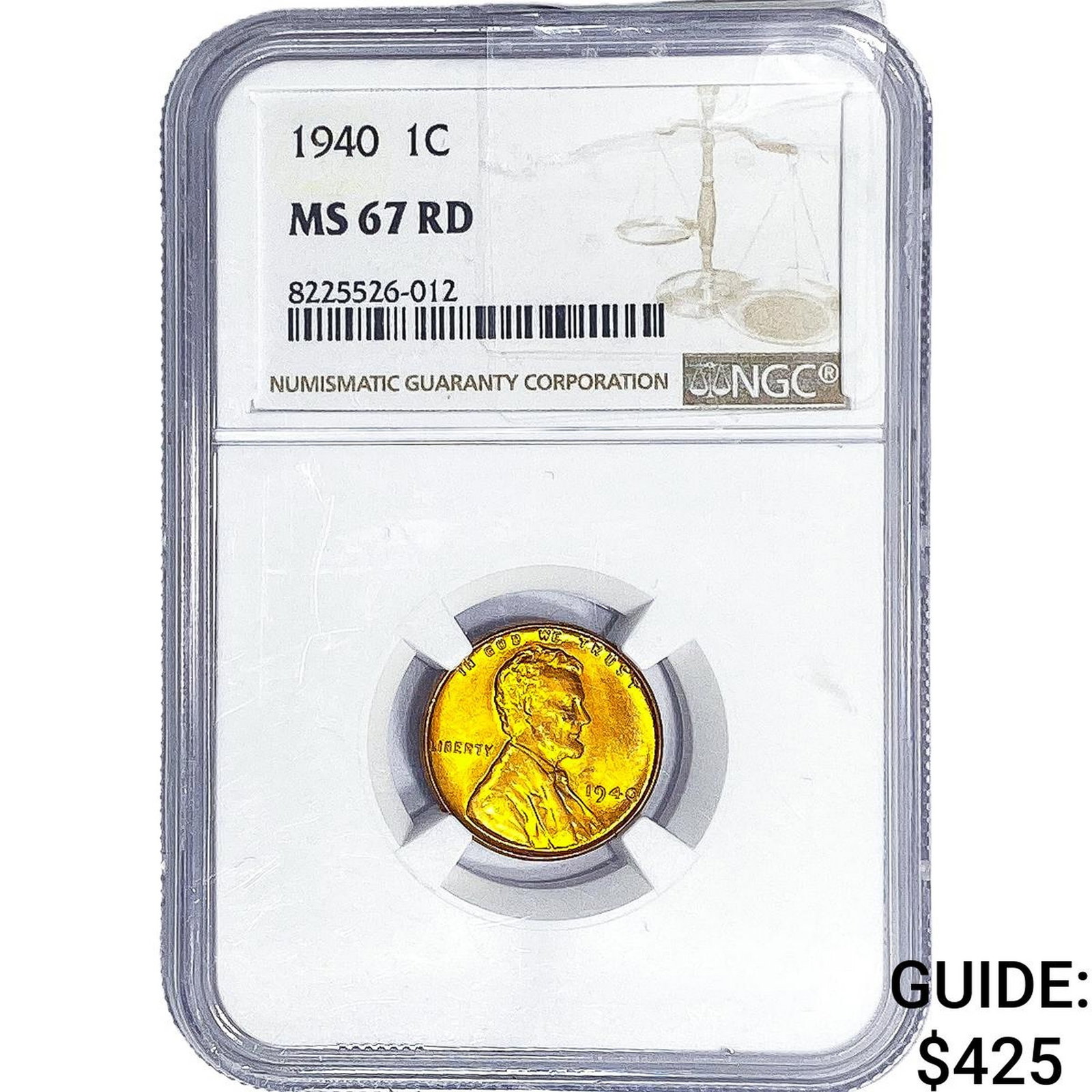 1940 Wheat Cent NGC MS67 RD (1 of 2)