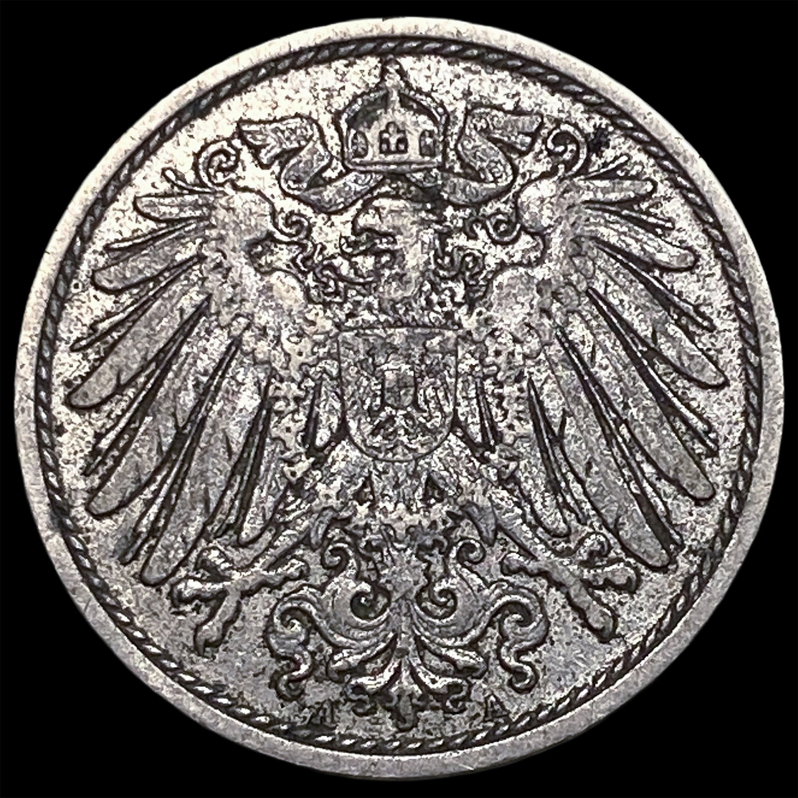 Germany Copper Nickel 10 Pfenning: Germany Copper Nickel 10 Pfenning