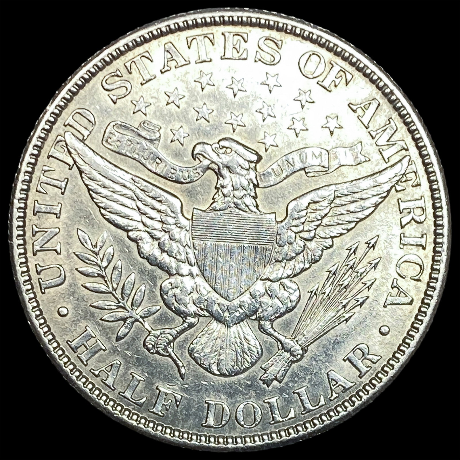 1909 Silver Barber Half Dollar UNCIRCULATED - 2