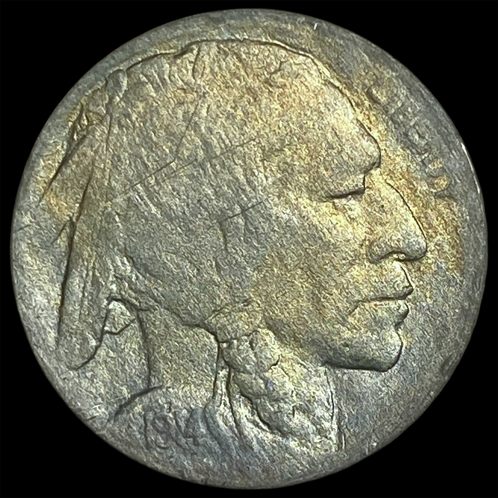 1914-D Buffalo Nickel NICELY CIRCULATED (1 of 2)