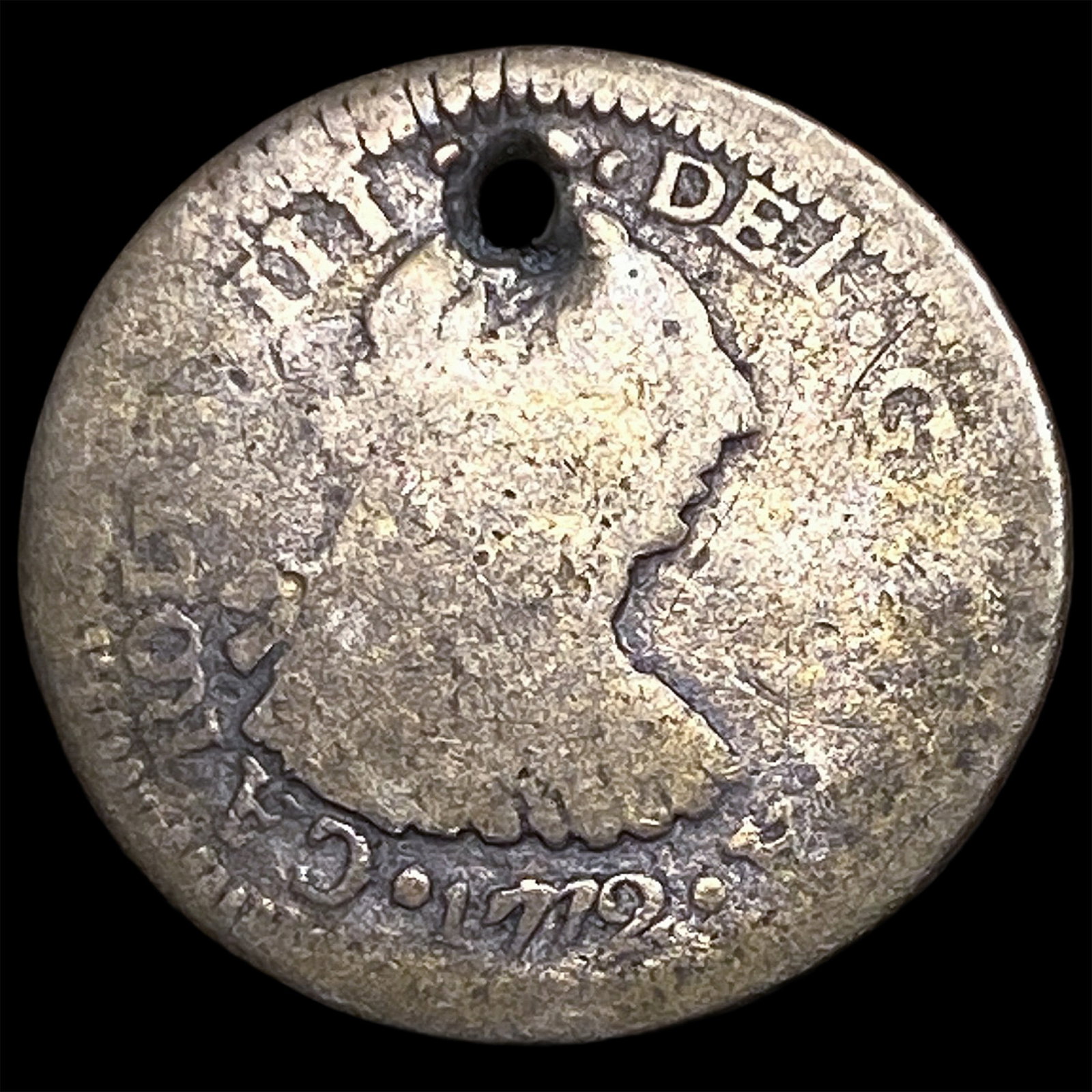 1772 Guatemala Silver 1/2 Real (1 of 2)