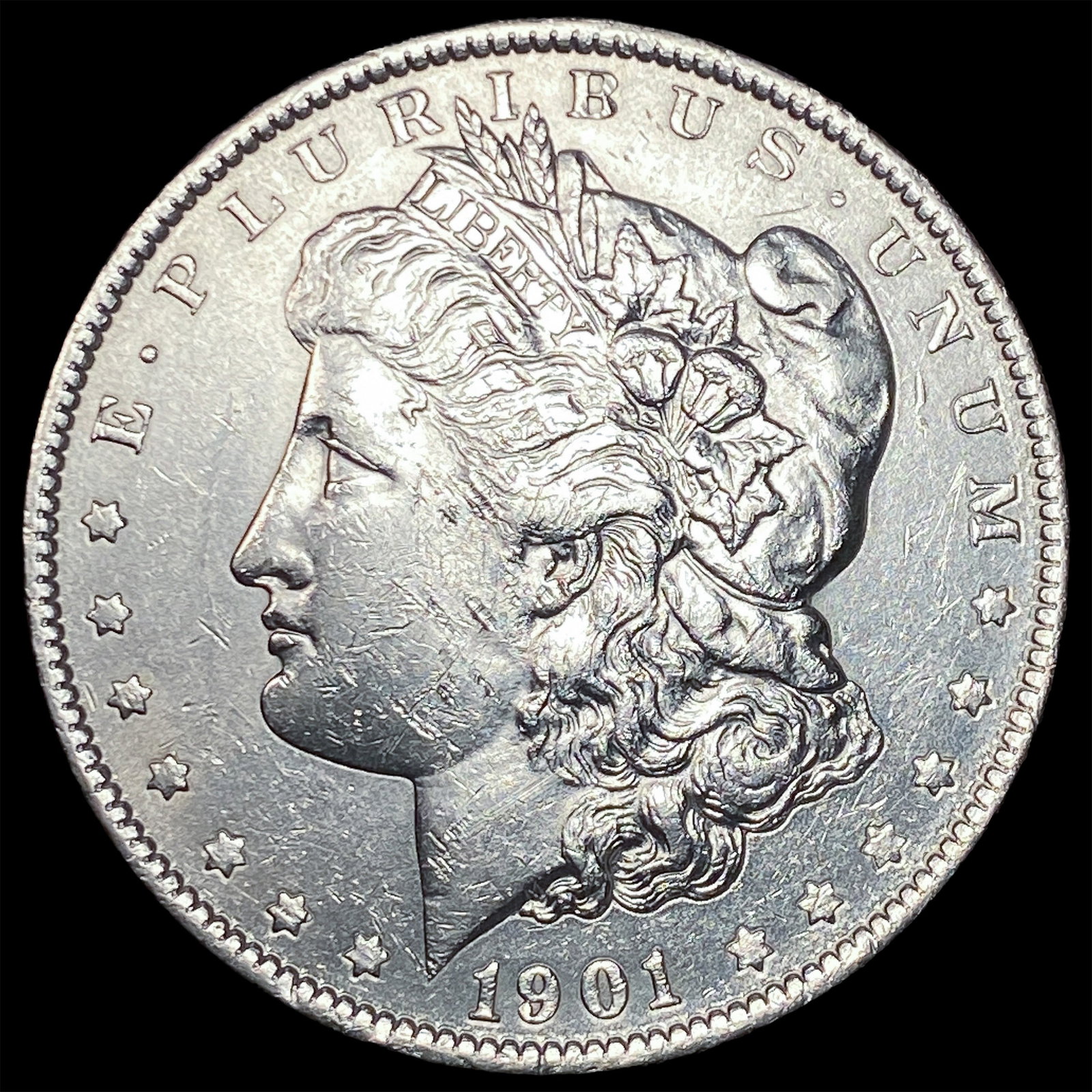 1901 Morgan Silver Dollar CHOICE AU: 1901 Morgan Silver Dollar CHOICE AU