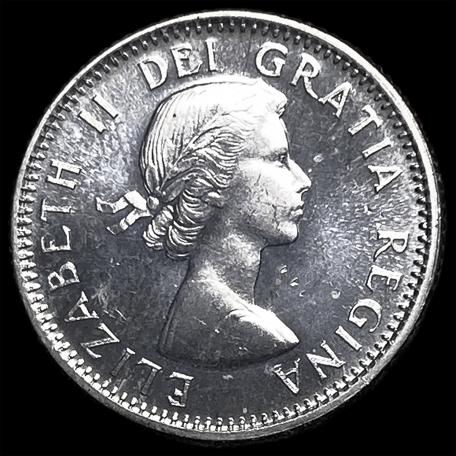 1960 Canada Silver 10 Cents (1 of 2)