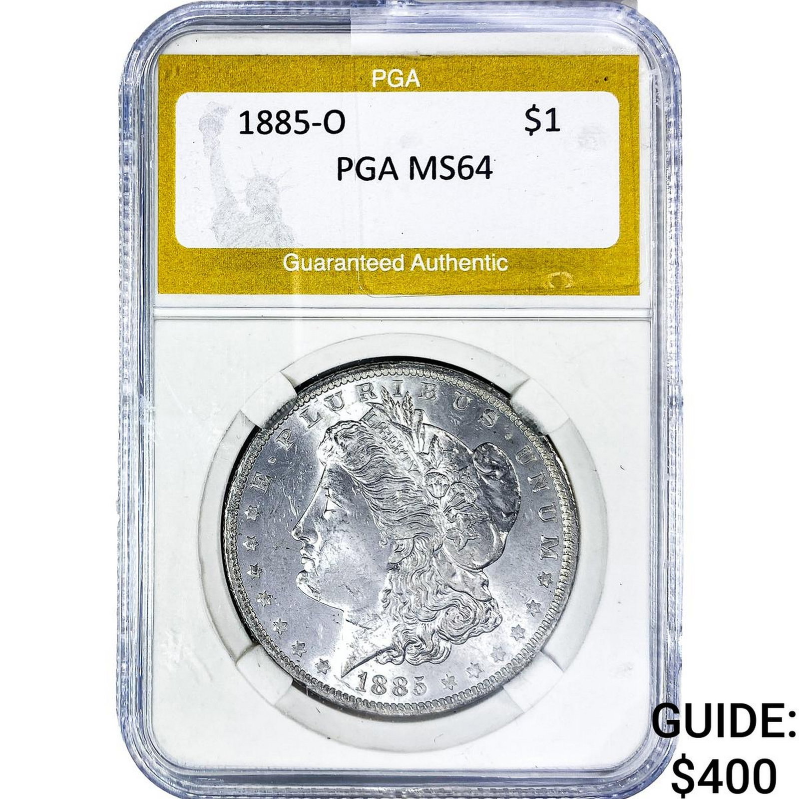 1885-O Morgan Silver Dollar PGA MS64 (1 of 2)