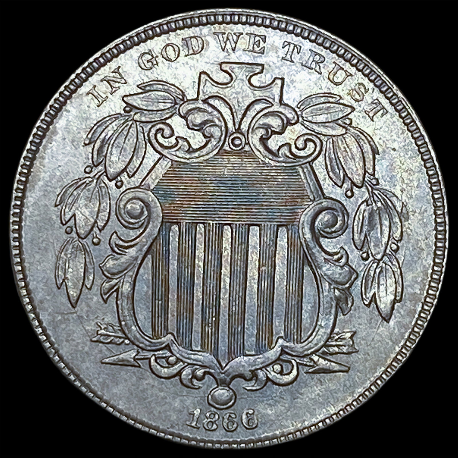 1866 Shield Nickel UNCIRCULATED (1 of 2)