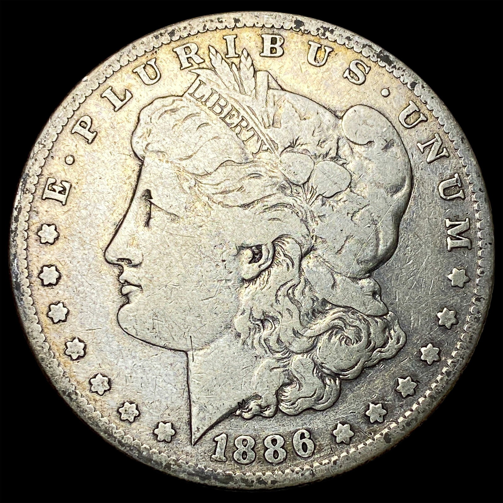 1886-S Silver Morgan Dollar LIGHTLY CIRCULATED: 1886-S Silver Morgan Dollar LIGHTLY CIRCULATED