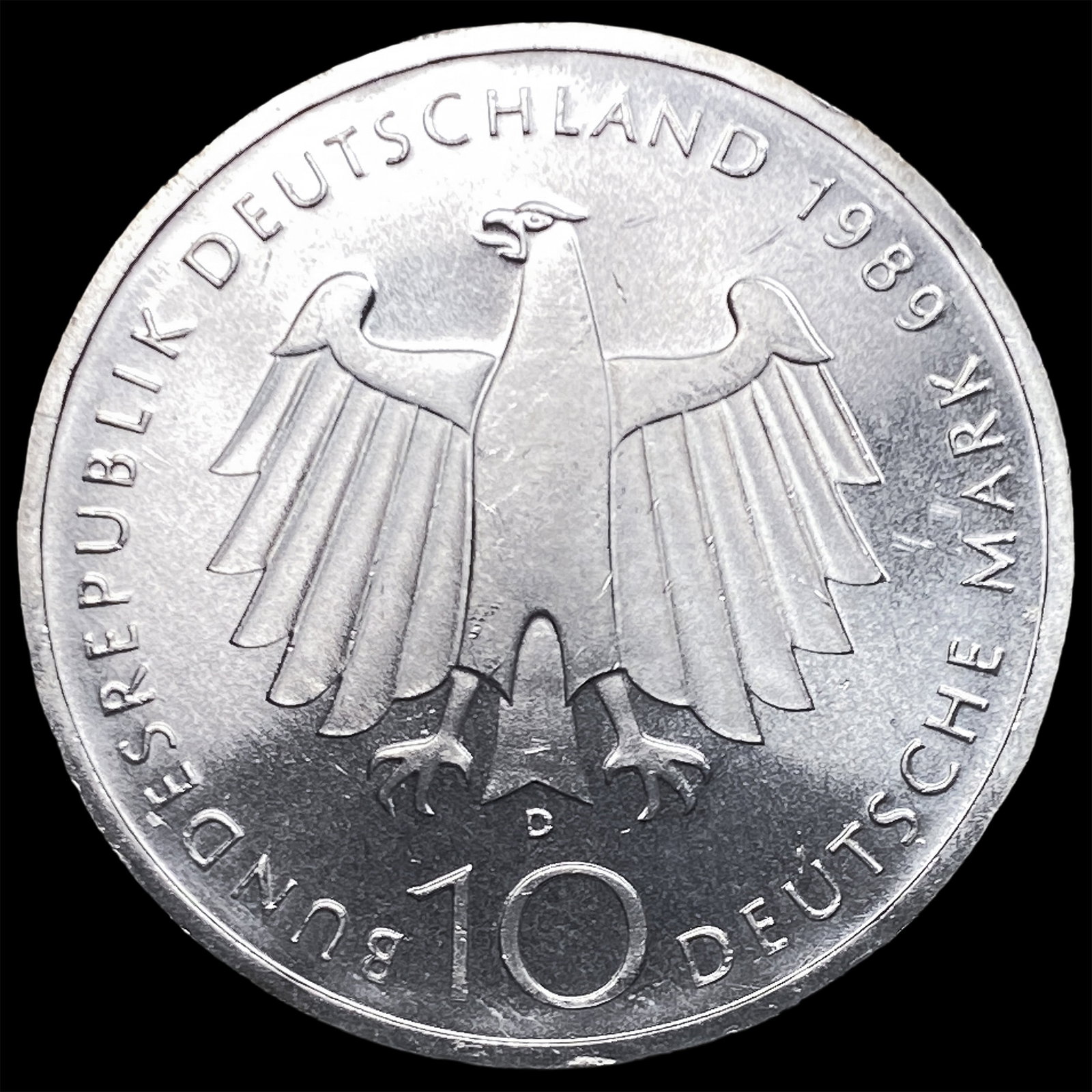 1989 Germany Silver 10 Mark (1 of 2)
