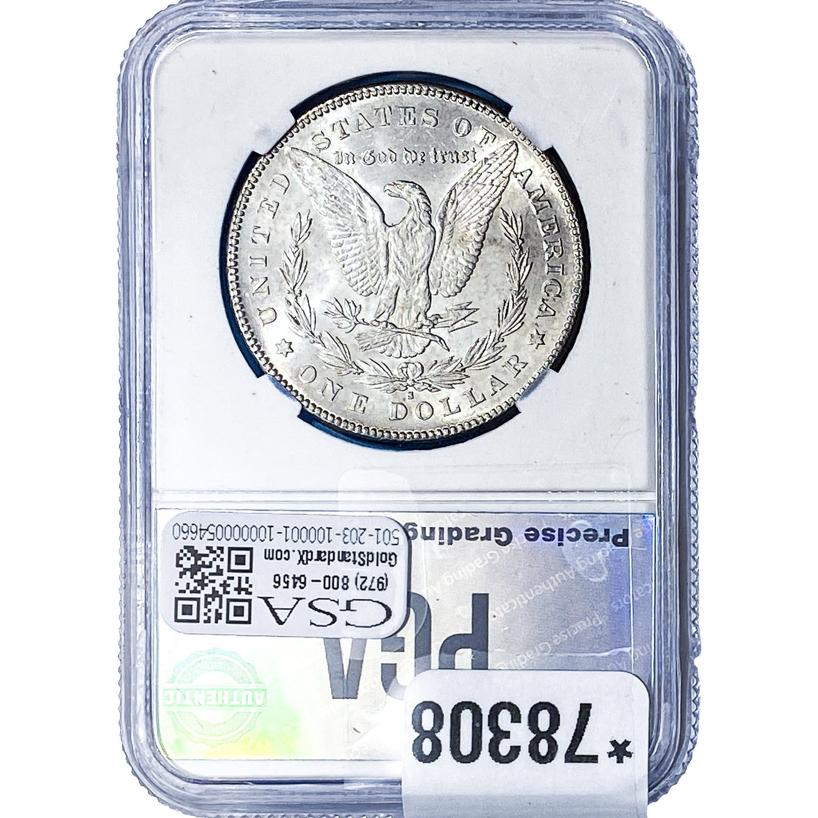 1878-S Morgan Silver Dollar PGA MS64 - 2