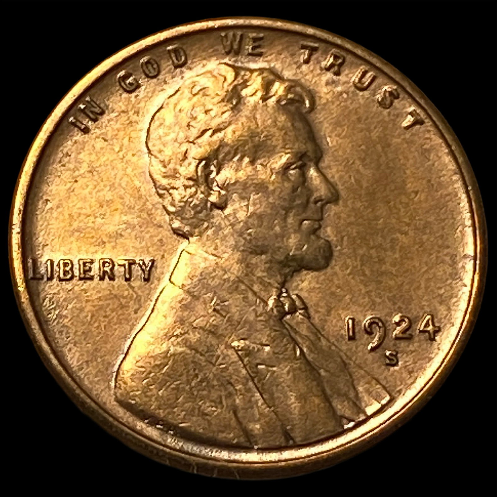 1924-S Lincoln Wheat Cent UNCIRCULATED (1 of 2)