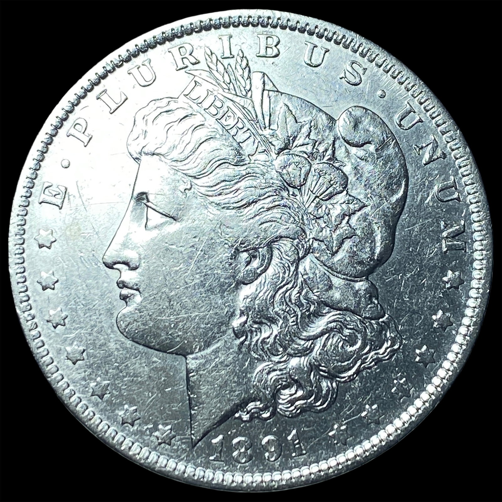 1891-O Silver Morgan Dollar NEARLY UNCIRCULATED: 1891-O Silver Morgan Dollar NEARLY UNCIRCULATED