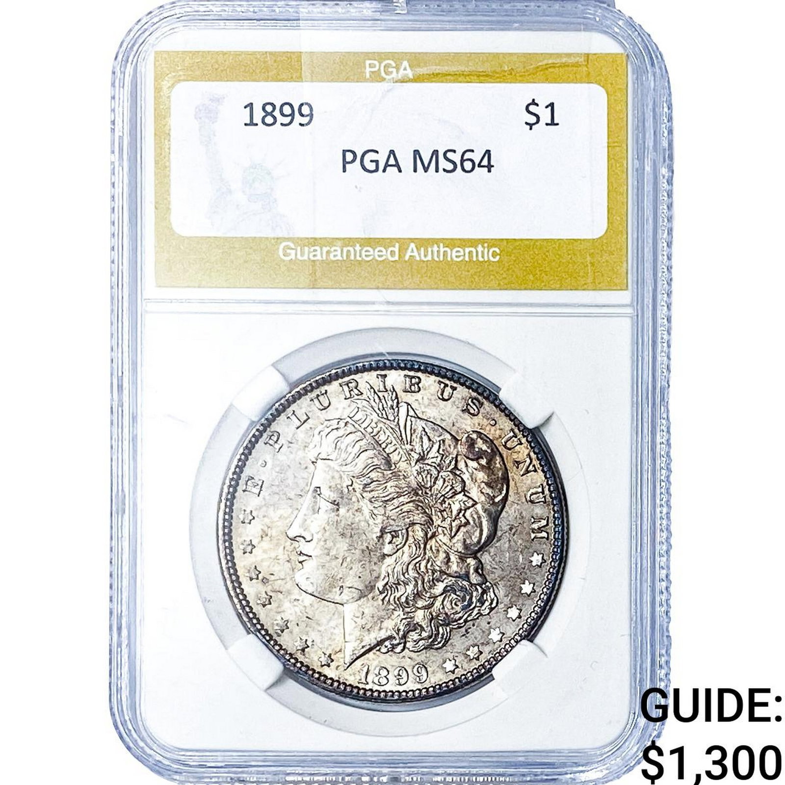 1899 Morgan Silver Dollar PGA MS64: 1899 Morgan Silver Dollar PGA MS64