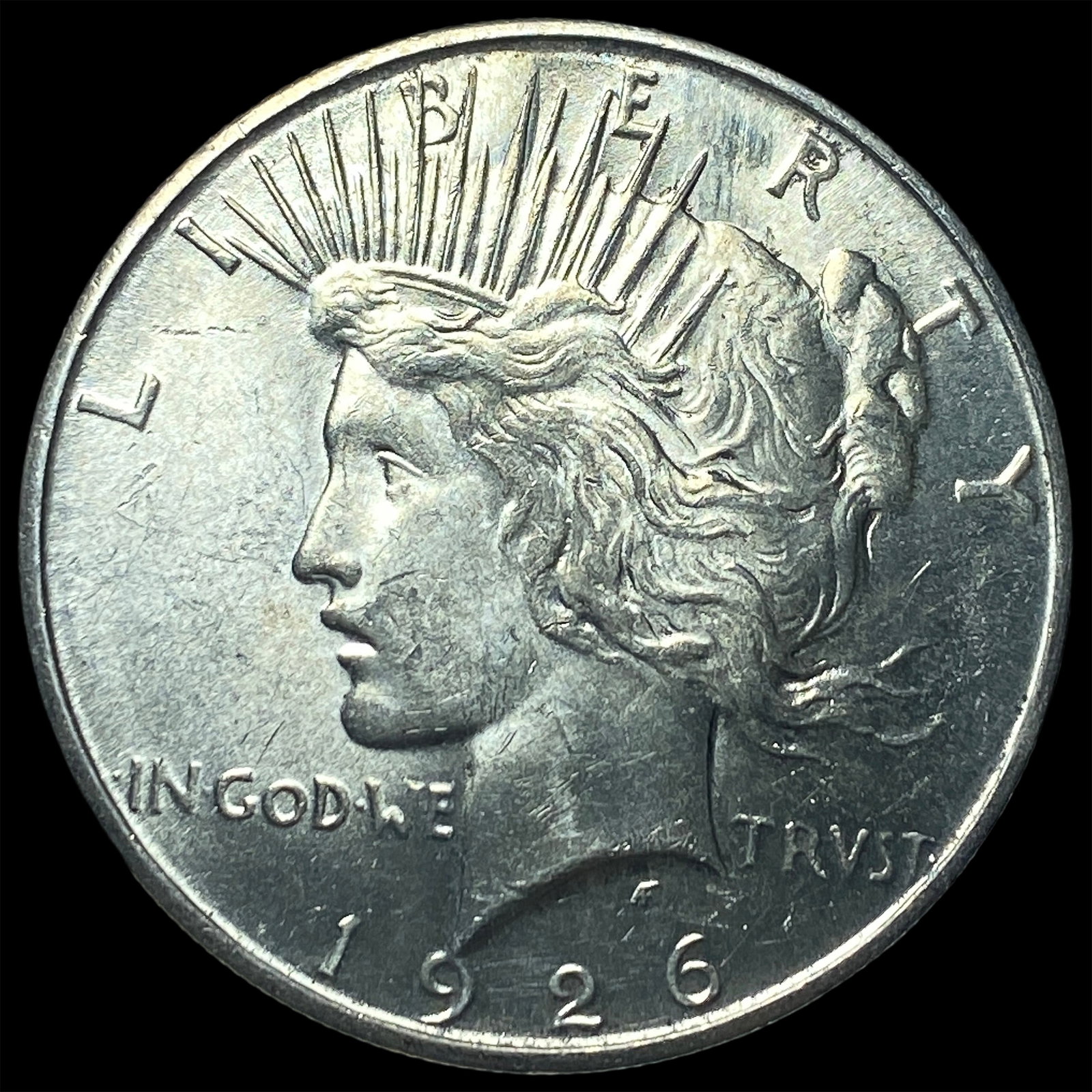 1926-S Silver Peace Dollar CHOICE BU (1 of 2)