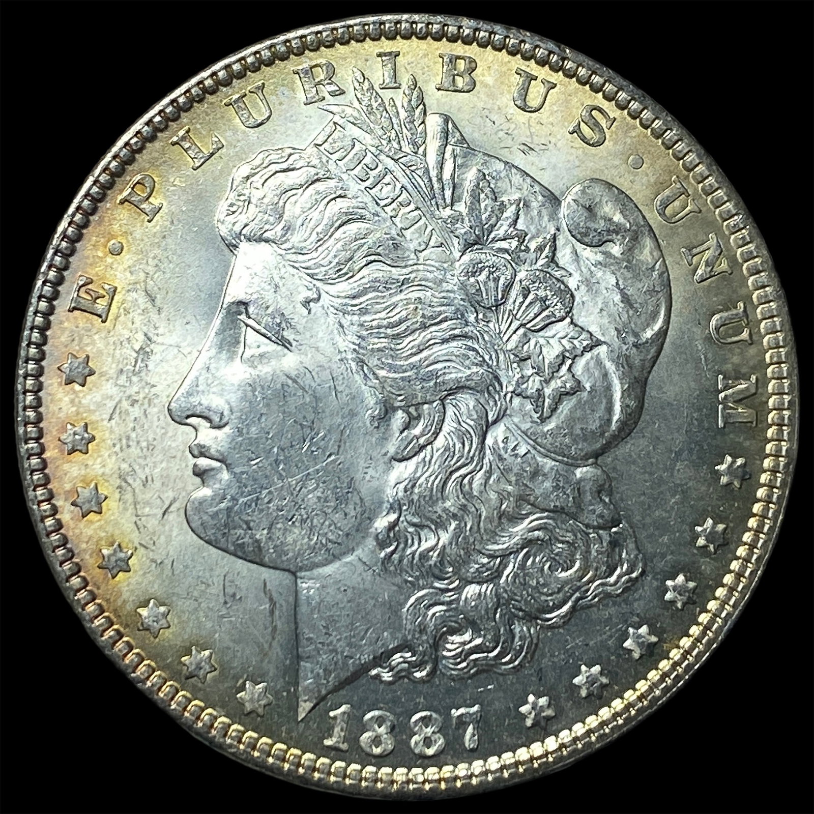 1887 Silver Morgan Dollar CHOICE BU: 1887 Silver Morgan Dollar CHOICE BU