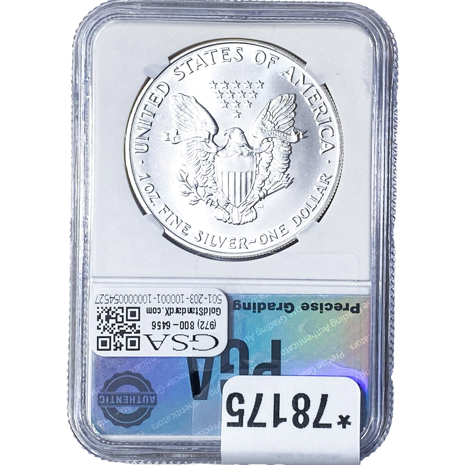 1991 Silver Eagle PGA MS70 - 2