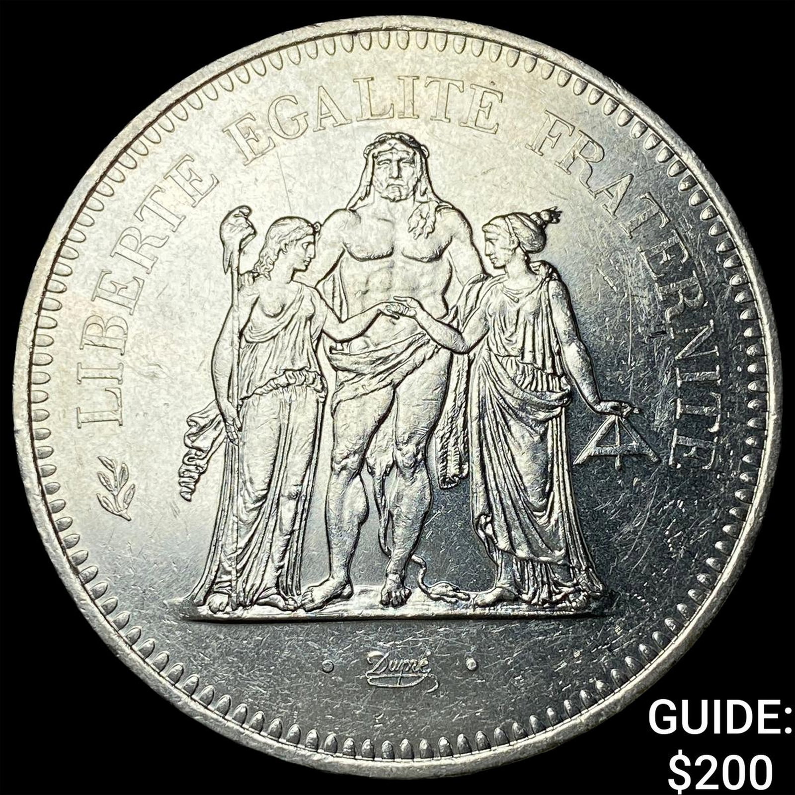 1977 France Silver 50 Francs: 1977 France Silver 50 Francs