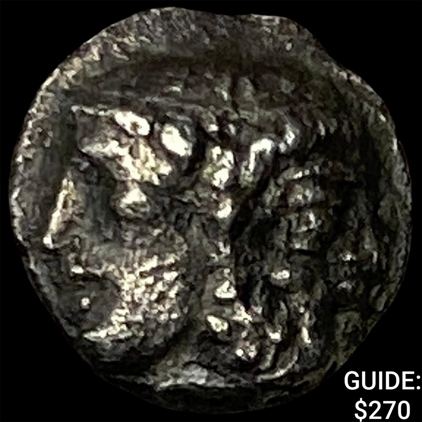 Greek Troas Tenedos 450-387 BC Silver Obol (1 of 2)