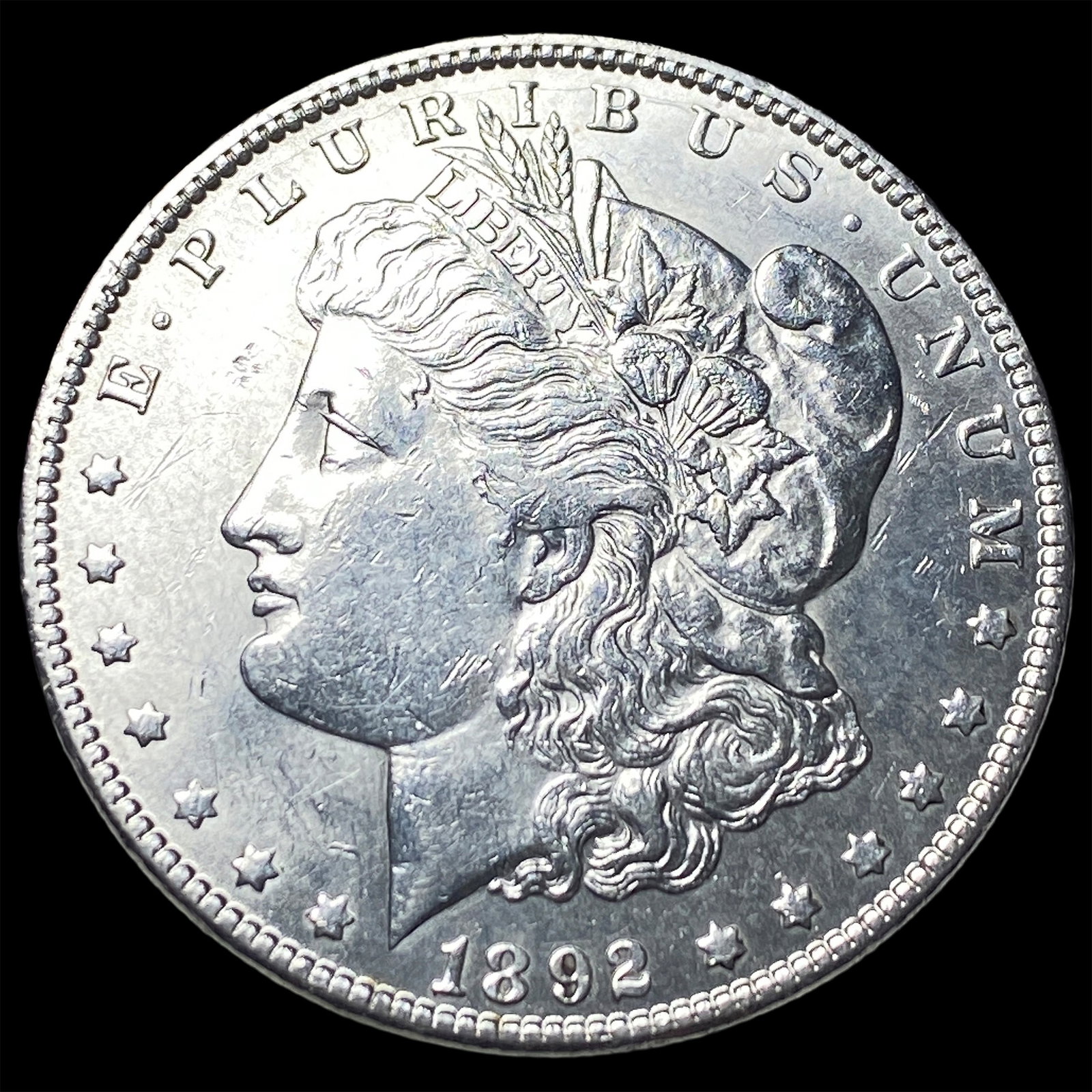 1892 Morgan Silver Dollar UNCIRCULATED: 1892 Morgan Silver Dollar UNCIRCULATED