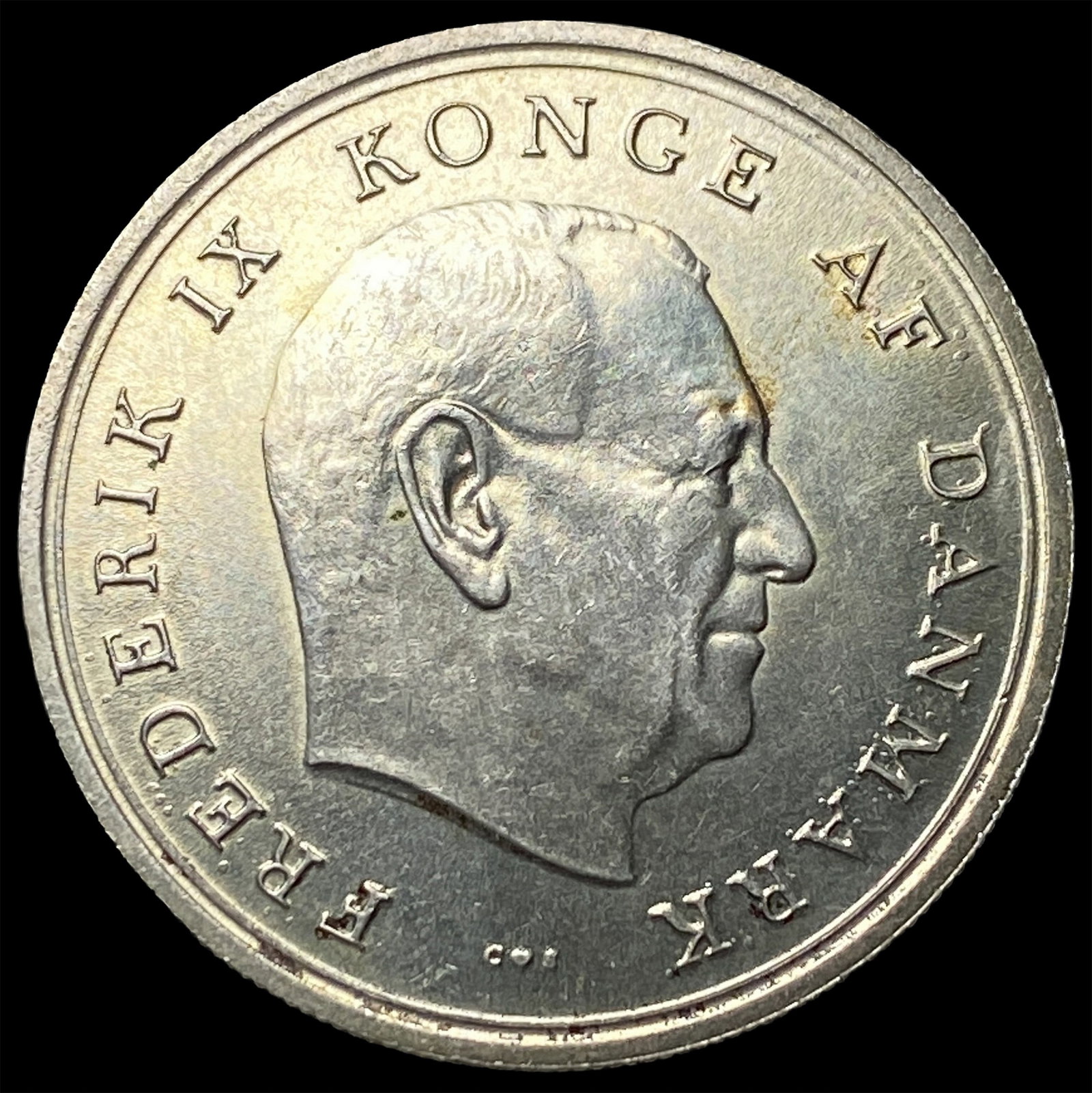 1967 Denmark .5247oz Silver 10 Kroner NEARLY UNCIRCULATED (1 of 2)