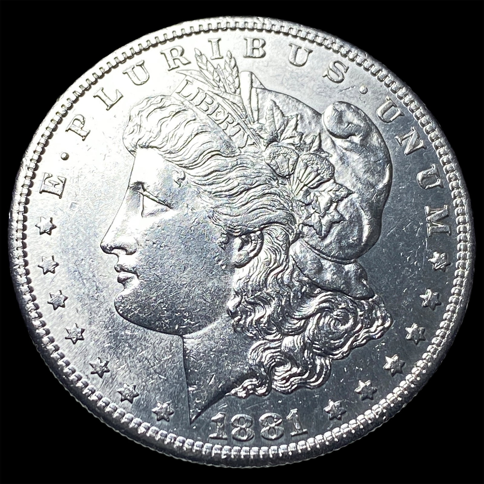 1881-S Silver Morgan Dollar UNCIRCULATED: 1881-S Silver Morgan Dollar UNCIRCULATED