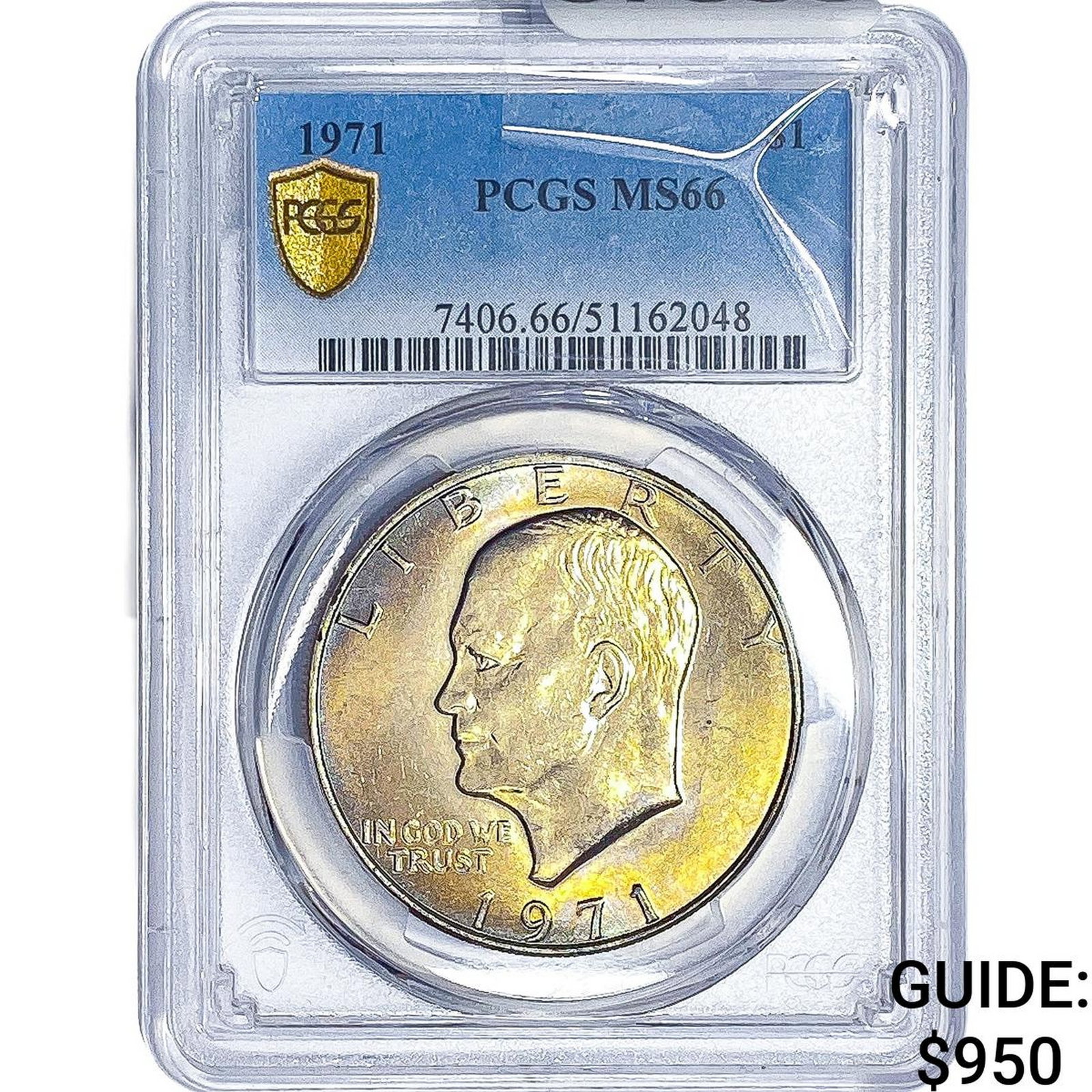 1971 Eisenhower Dollar PCGS MS66 (1 of 2)