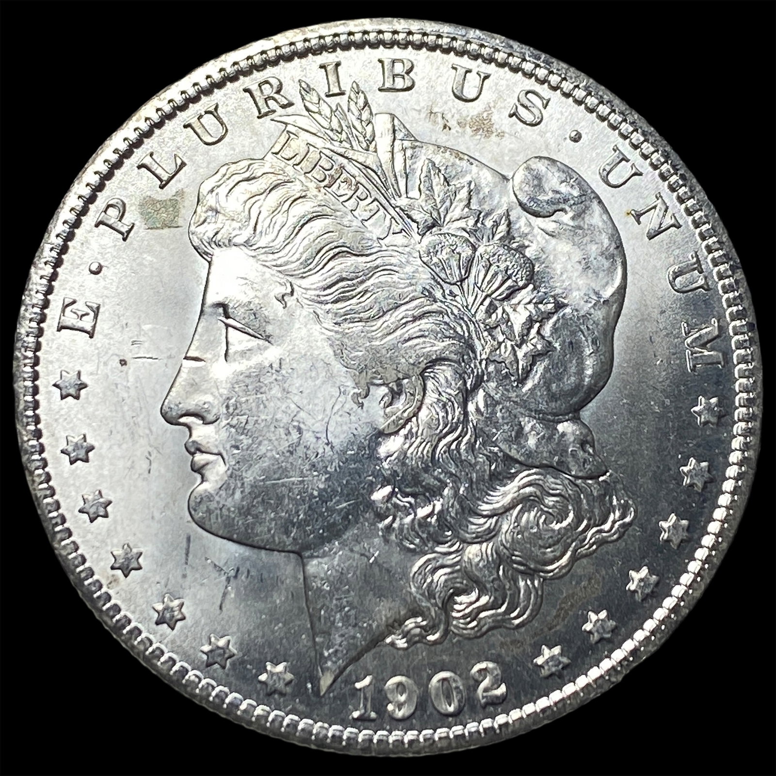 1902-O Silver Morgan Dollar GEM BU: 1902-O Silver Morgan Dollar GEM BU