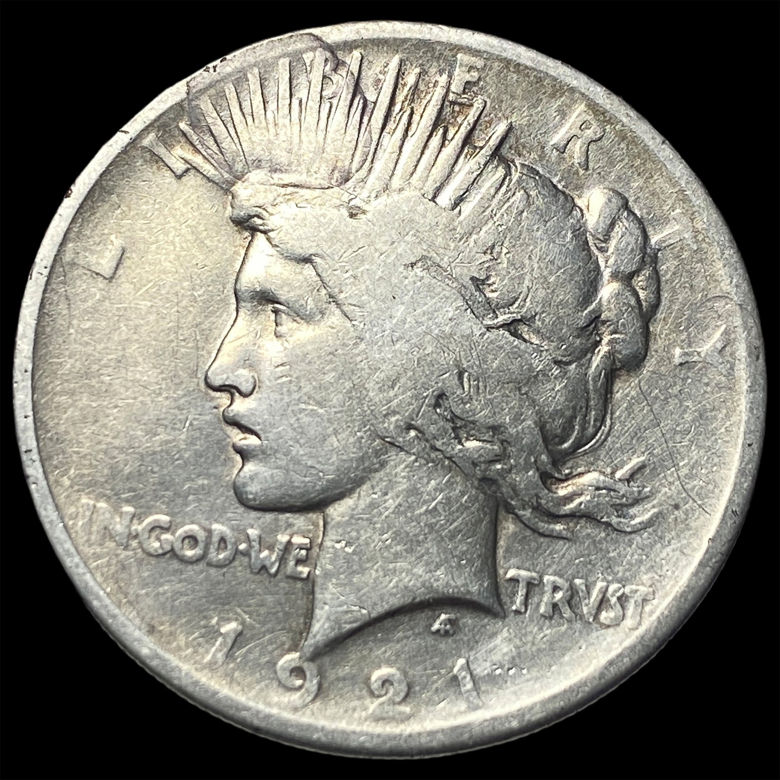 1921 Silver Peace Dollar LIGHTLY CIRCULATED: 1921 Silver Peace Dollar LIGHTLY CIRCULATED