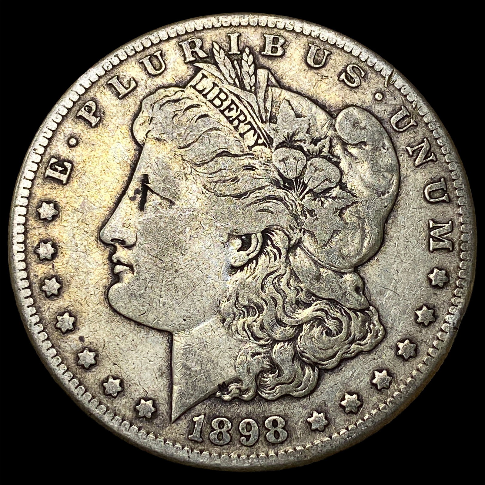 1898-S Silver Morgan Dollar NEARLY UNCIRCULATED: 1898-S Silver Morgan Dollar NEARLY UNCIRCULATED