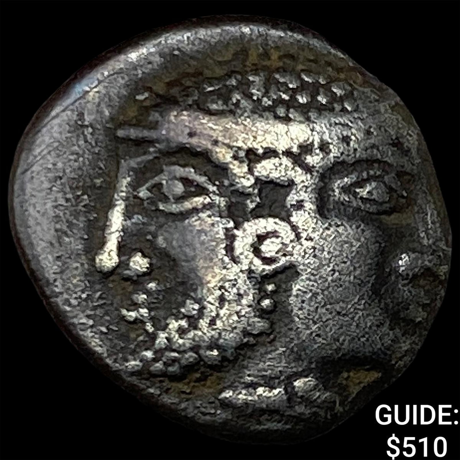Greek Isl. of Troas 5th Cen. BC Silver Hemidrachm (1 of 2)