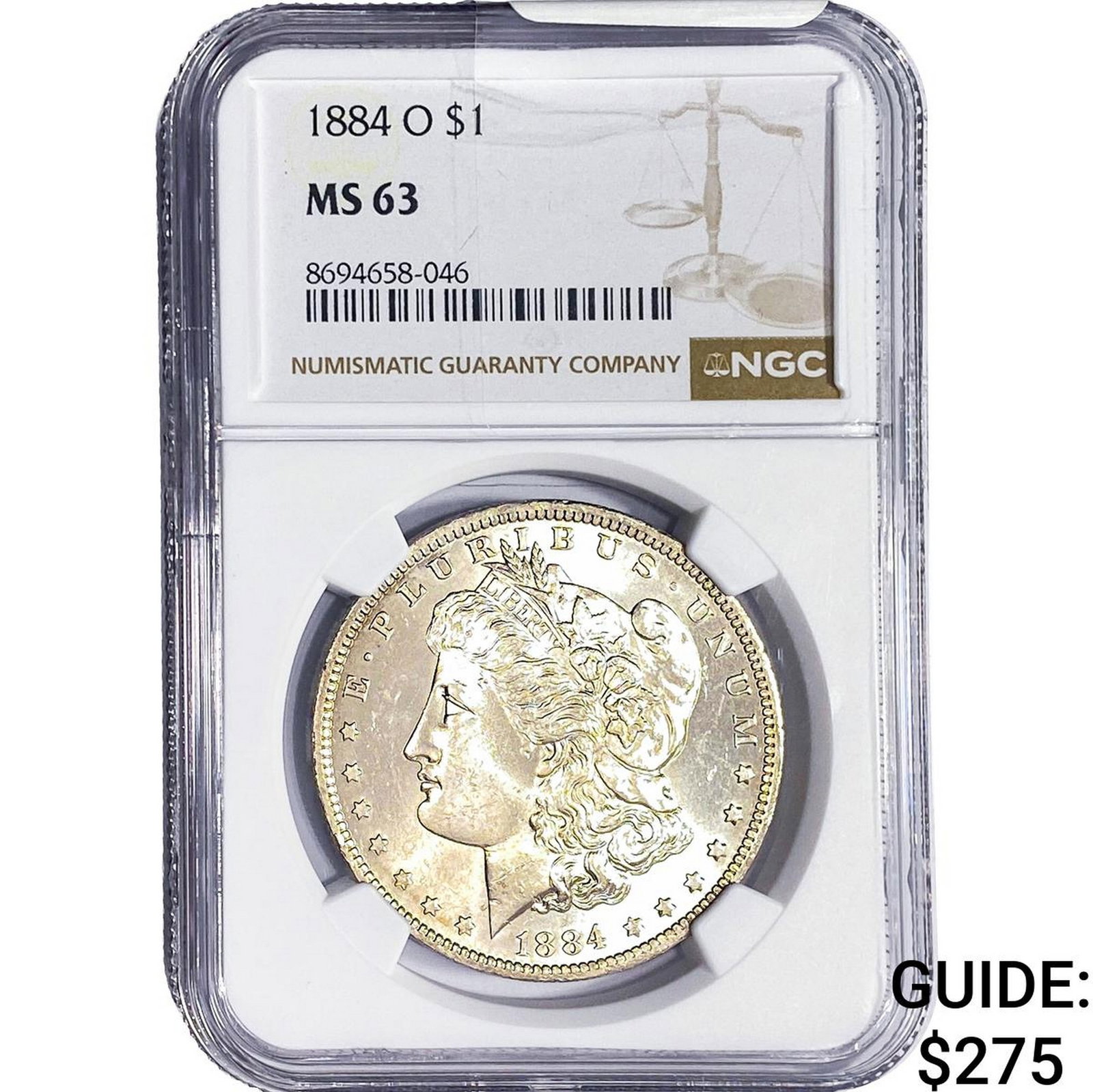 1884-O Morgan Silver Dollar NGC MS63 (1 of 2)
