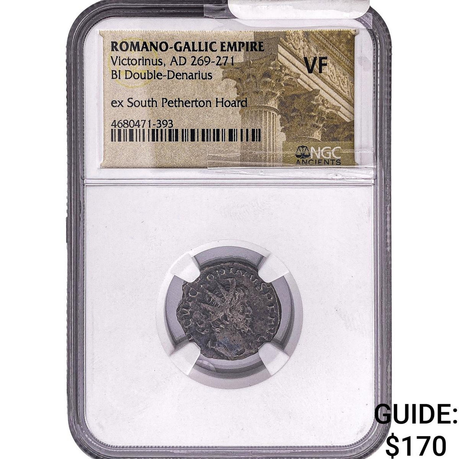 Gallic Empire Victorinus 269-271 AD Bi Antoninianus NGC VF (1 of 2)